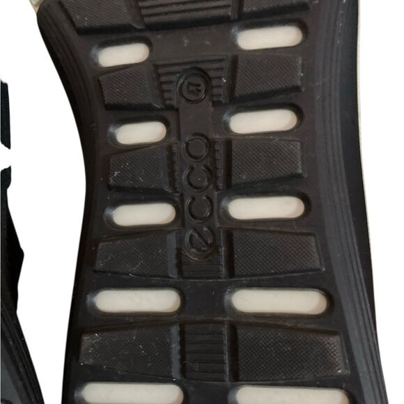 Ecco Shoes Men's Size 14 Black Slip-On Sneakers - Picture 11 of 13